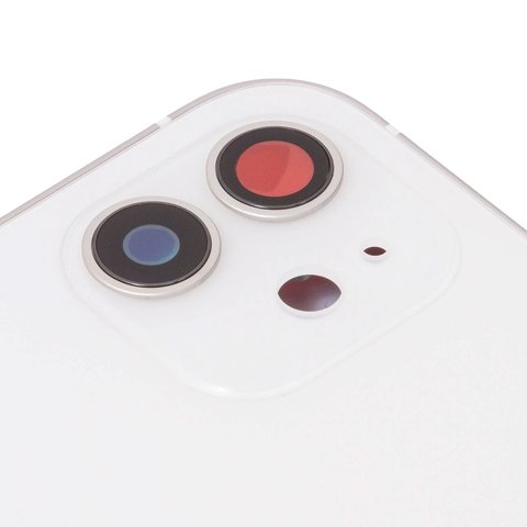Корпус для iPhone 12, білий, з тримачем SIM-карти, з боковими кнопками Прев'ю 1