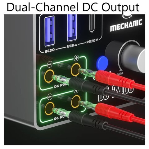 Лабораторный блок питания Mechanic DC-2405+, до 24 В, до 5 А, 120 Вт Превью 2