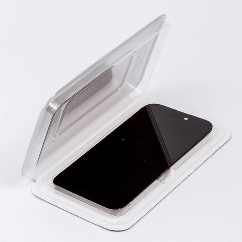 Дисплей для iPhone 16, чорний, з рамкою, Copy, (TFT), ZY, LTPS FHD Прев'ю 2