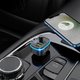 FM-трансмиттер Hoco E62, черный, с дисплеем, USB тип-C, USB тип-A, 3 порта, 20 Вт, Quick Charge, Power Delivery (PD), #6931474756299 Превью 3