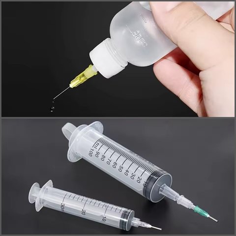 Голка-дозатор 24G, 0,55 мм, пряма, під гвинт, для шприців, 10 шт., 13 mm Прев'ю 2