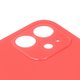 Задняя панель корпуса для iPhone 12, красная, не нужно снимать стекло камеры, AAA, big hole Превью 1