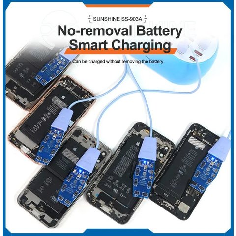 Cable de prueba de alimentación con placa para activar batería Sunshine SS-903A, 2 in 1 Vista previa  2