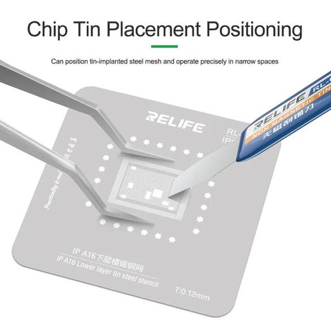 Mounting Tweezers RELIFE ST-20, (curved, 140 mm) Preview 2