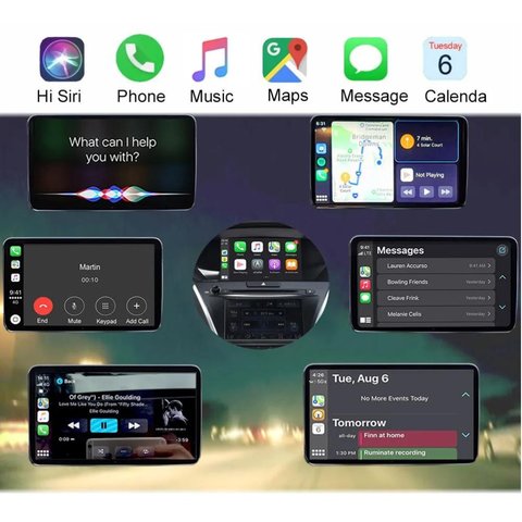 CarPlay для Audi A3 A4 A5 Q5L Q7 Q8 2020-2022 (MIB3, 10.1-дюймовый дисплей) Превью 2