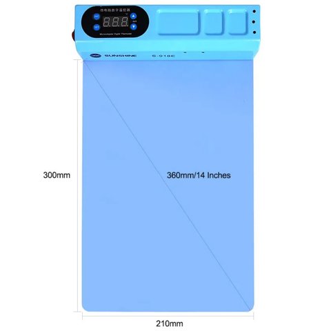 Heating Station (separator/mat) Sunshine S-918E, (300 × 210 mm) Preview 1
