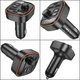 FM Transmitter Borofone BC59, (black, with button, USB type-A, USB type C) #6941991117312 Preview 1