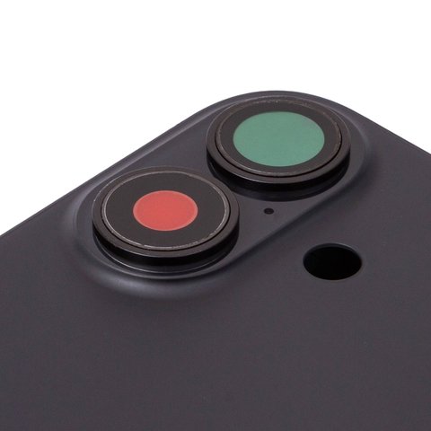 Carcasa puede usarse con iPhone 16, negro, con botones laterales,  con sujetador de tarjeta SIM, Original (PRC), EU version Vista previa  1