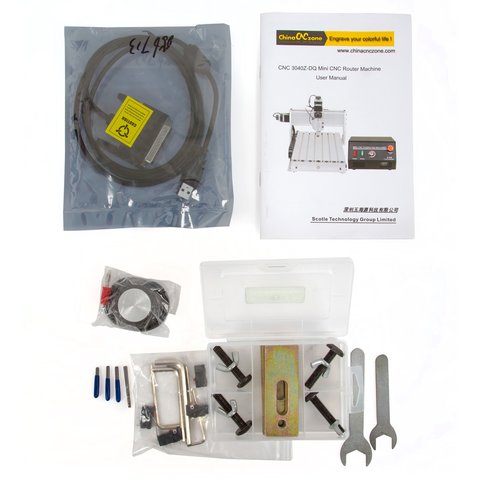 Настільний 3-осьовий фрезерно-гравірувальний верстат ChinaCNCzone 3040Z-DQ (500 Вт) Прев'ю 8