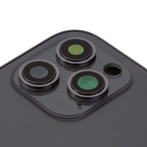 Корпус для iPhone 12 Pro Max, серый, с держателем SIM-карты, с боковыми кнопками, graphite Превью 2