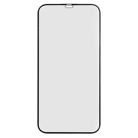 Захисне скло All Spares для Apple iPhone 12 Pro Max, 0,33 мм 9H, сумісне з чохлом, Full Glue, чорний, HD+ Прев'ю 1
