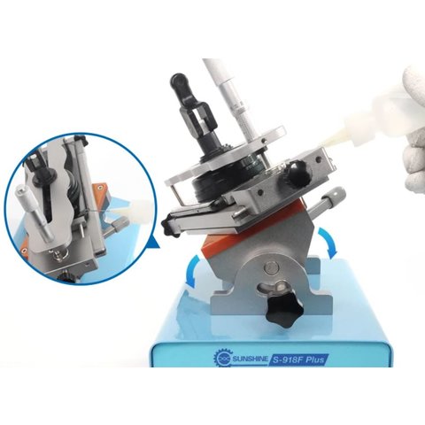 Пристрій для розклеювання дисплейного модуля (сепаратор) Sunshine S-918F Plus, використовується для екранів до 7 ", з вакуумним насосом, 5-in-1 Прев'ю 2