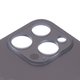 Задня панель корпуса для iPhone 14 Pro, чорна, потрібно зняти скло камери, small hole Прев'ю 1
