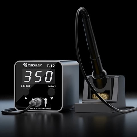 Паяльна станція Mechanic T-12, цифрова, 50 Вт Прев'ю 1