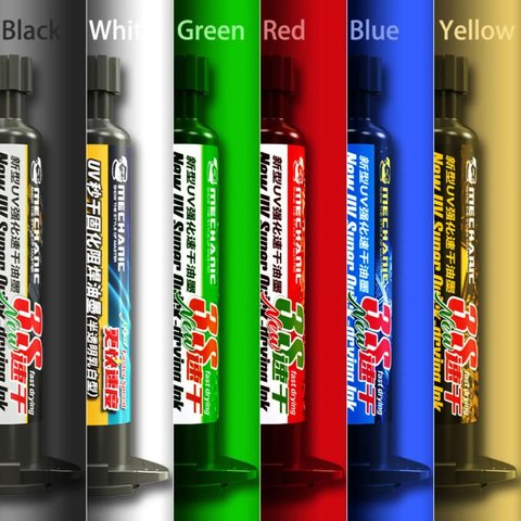 Паяльна маска Mechanic SU3, синя, 10 мл, ультрафіолетова Прев'ю 4