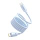 USB кабель Baseus PicoGo, 2xUSB тип-C, 100 см, 240 Вт, голубой, силиконовый, магнитный, #P10376800311-00 Превью 1