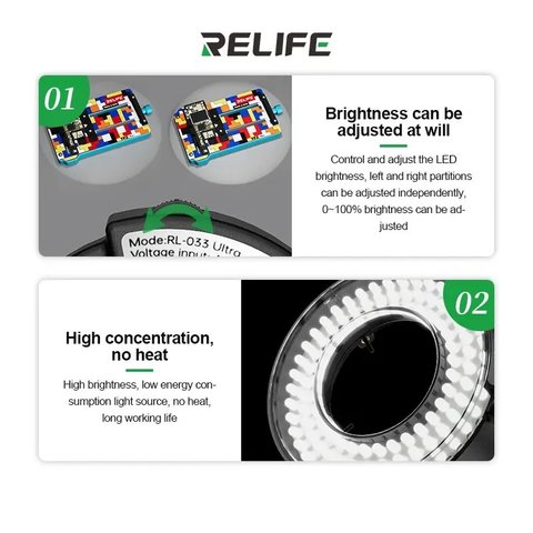Подсветка для микроскопа RELIFE RL-033 Ultra, диодное, 105 LED Превью 3
