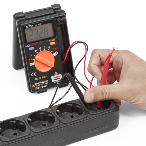 Кишеньковий цифровий мультиметр Accta AT-110 Прев'ю 6